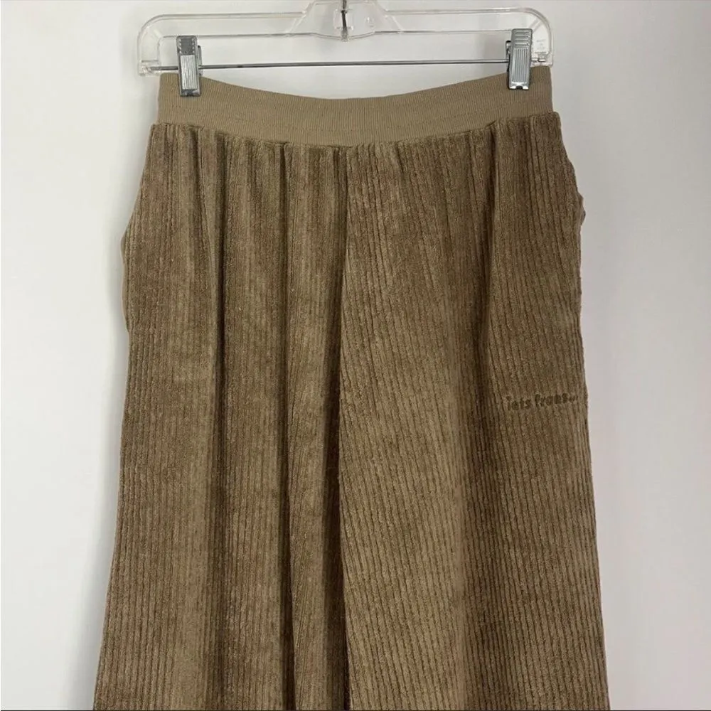 NWT urban outfitters Sage green ribbed pants small let’s frans - Image 4