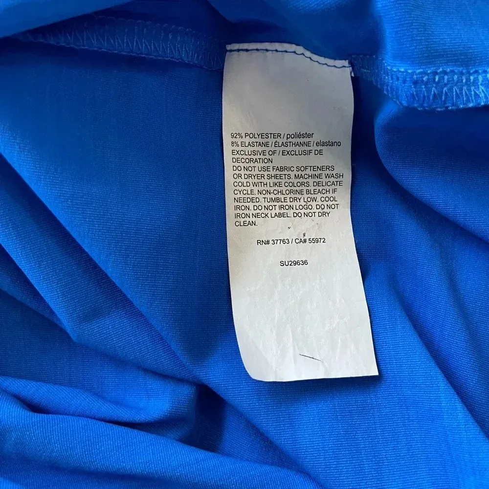 Callaway‎ Palace Blue Tonal Polo Size Medium EUC - Image 5