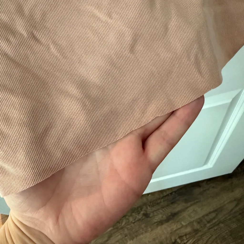 A New Day Women's Neutral Beige Sleeveless Ribbed Midi Dress Size XS - Image 3