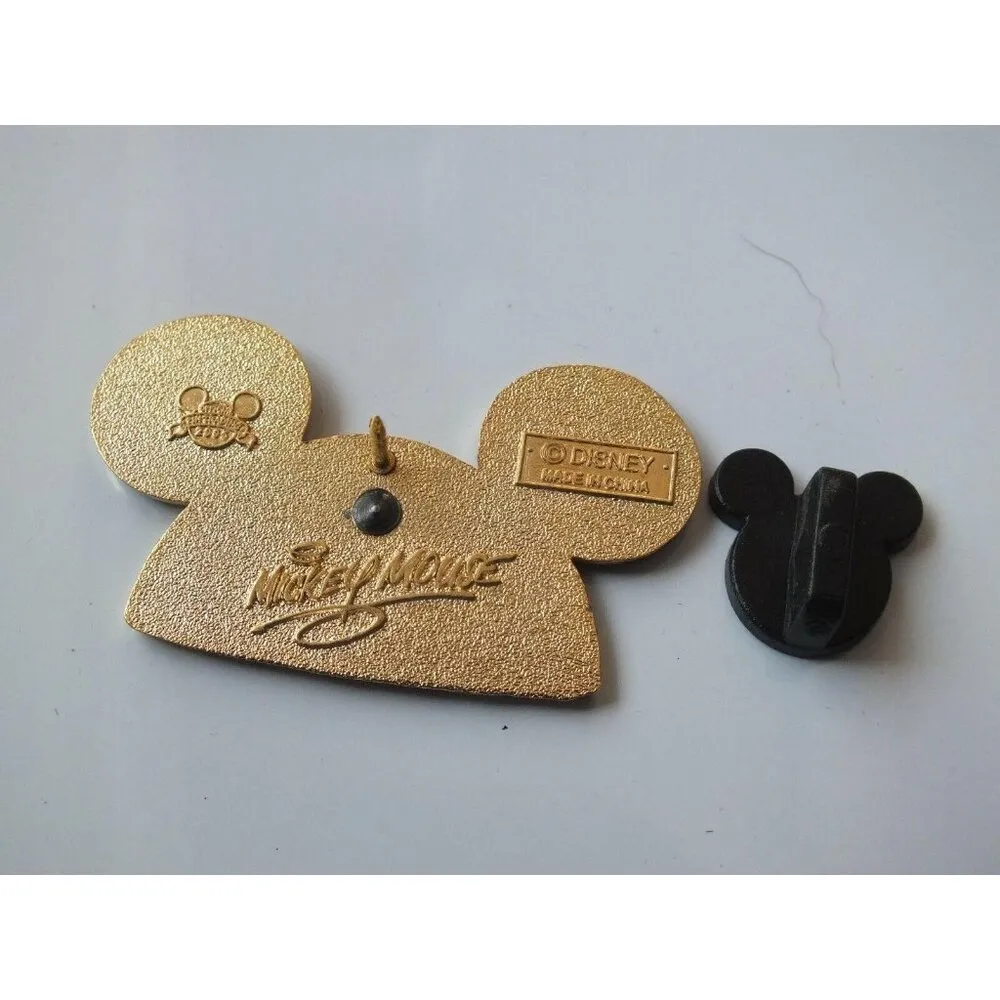 Disney Collectible Pin Mickey Mouse Club Hat (Flocked) - Signed on Rear 2005 - Image 2