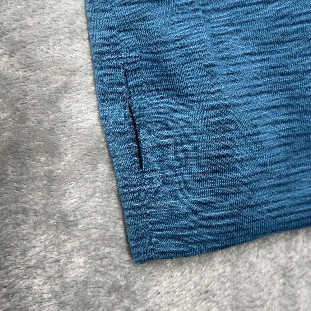 Kuhl Shirt Womens Medium Heather Blue Aspira Hooded Top Hiking Outdoors Heritage - Image 6