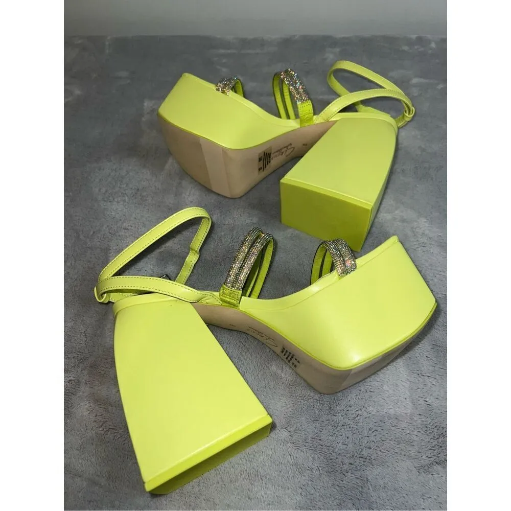 NEW Mila Jewel Ankle Strap Platform Sandal Sam  Edelman 8 - Image 5