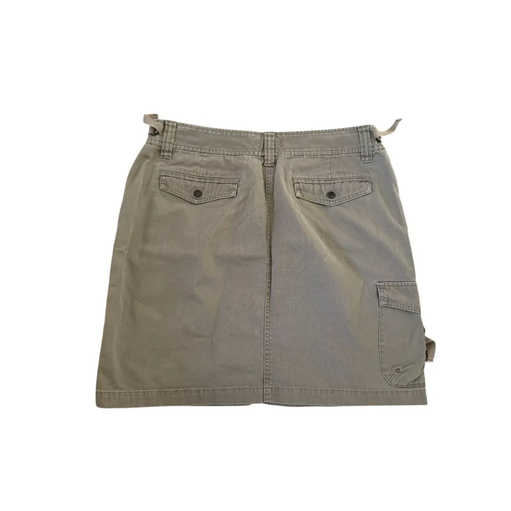 RALPH LAUREN Jeans Company Olive Green Jean Skirt Size 14 - Image 3