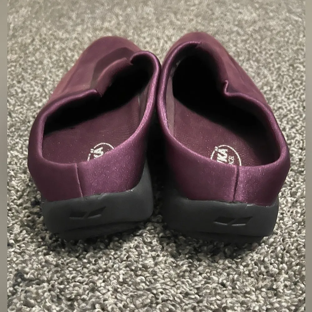 Ryka Purple Slip-On Suede Mule Clogs Shoes 10 - Image 4