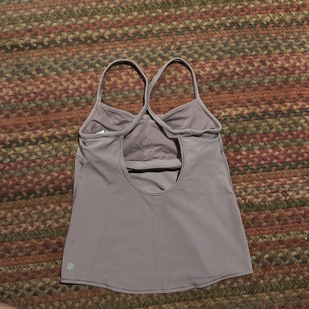 DUSTY ROSE PINK ATHLETIC CAMI TOP - Image 3