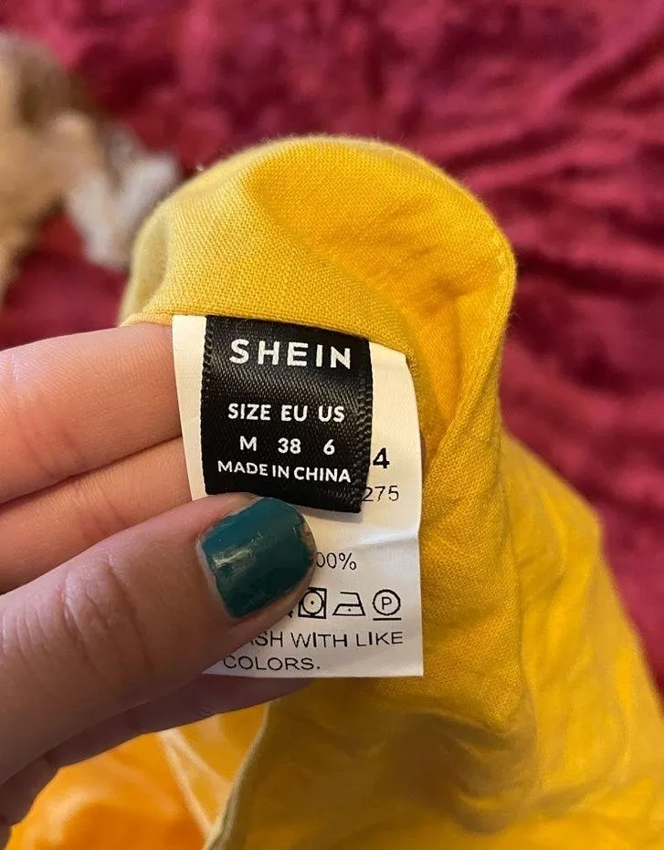 Yellow mini skirt - Image 2