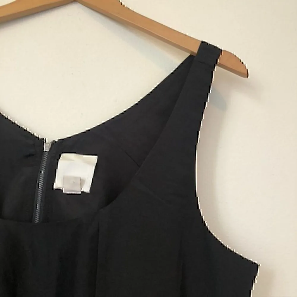 LINE DOT REVOLVE Solid Black Chain Sleeveless Scoop / V-Neck Blouse Top Medium M - Image 3