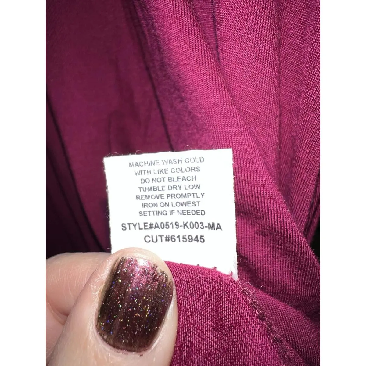 Kim & Cami Fuchsia Tassel Hem Sleeveless Top Boho Festival Tank Women’s Medium - Image 6