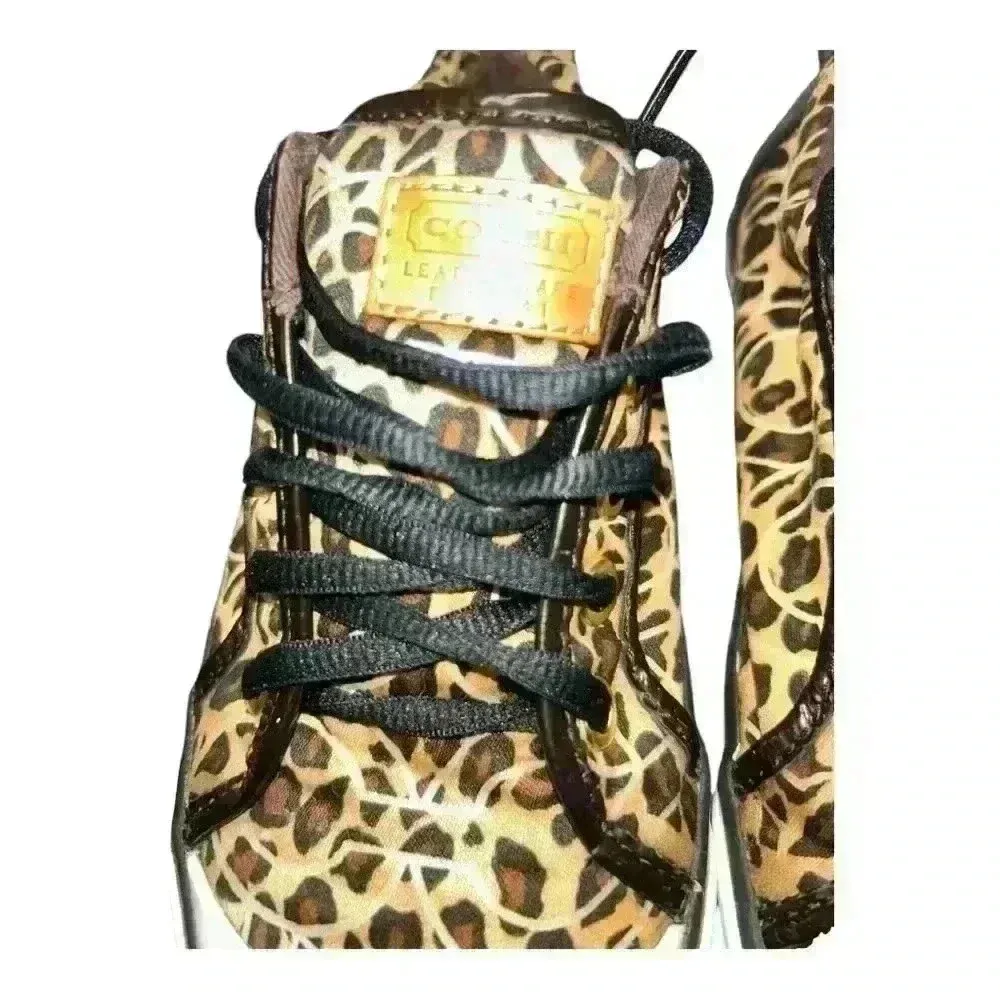 COACH Barrett Cheetah Print sneakers Size 6 B Women pre-loved good condition - Image 10
