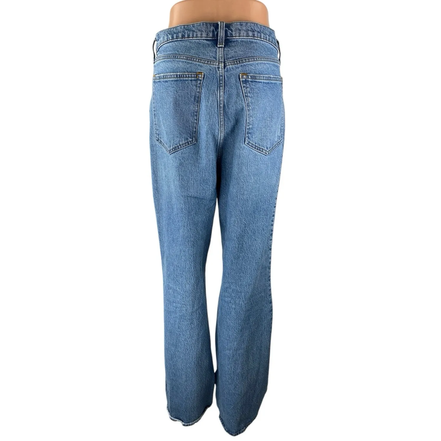 Abercrombie & Fitch The Vintage Flare Blue High Rise Bootcut Denim Jeans Size 32 - Image 3