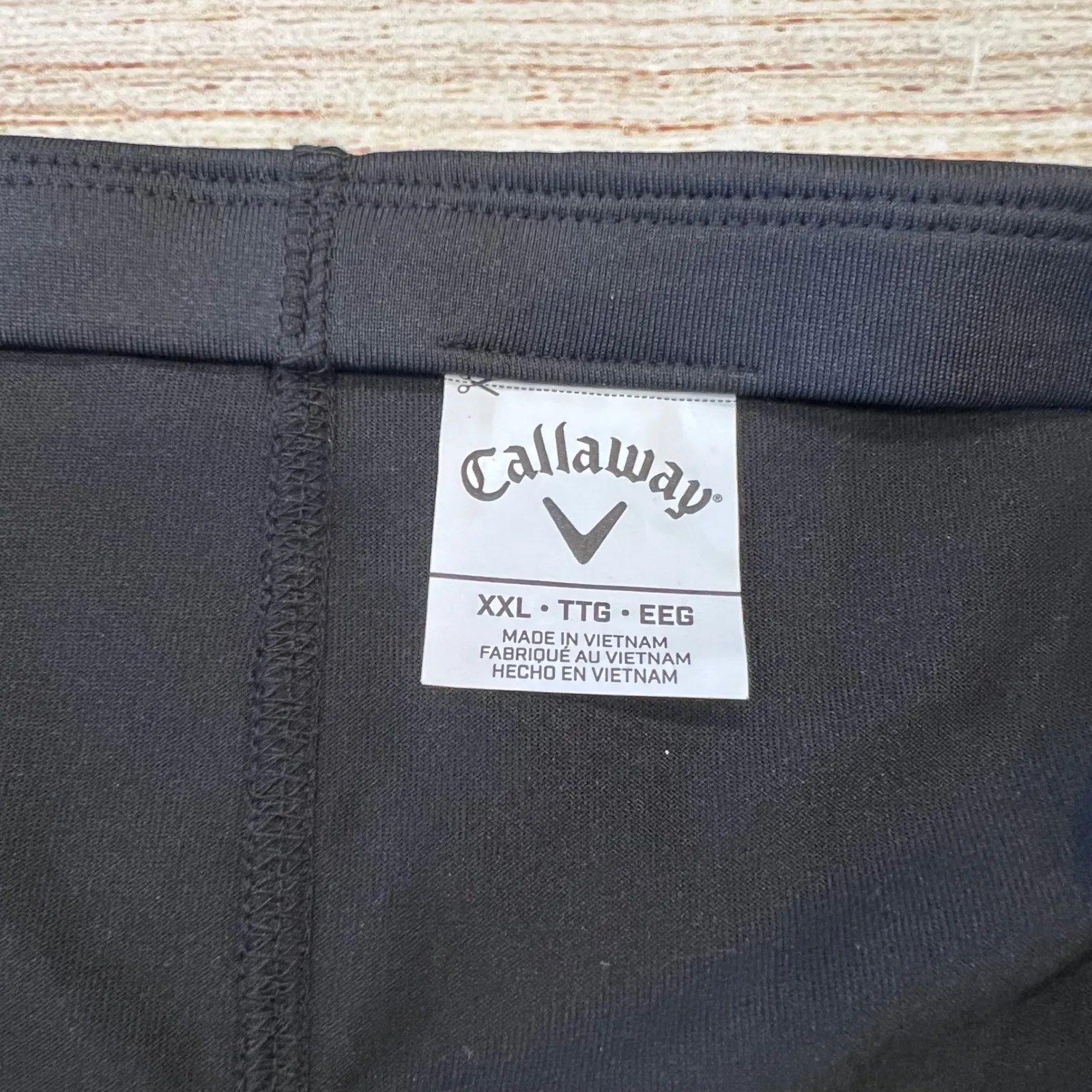 Callaway Womens Black Base Layer Size XXL TTG EEG Golf Athletic - Image 5