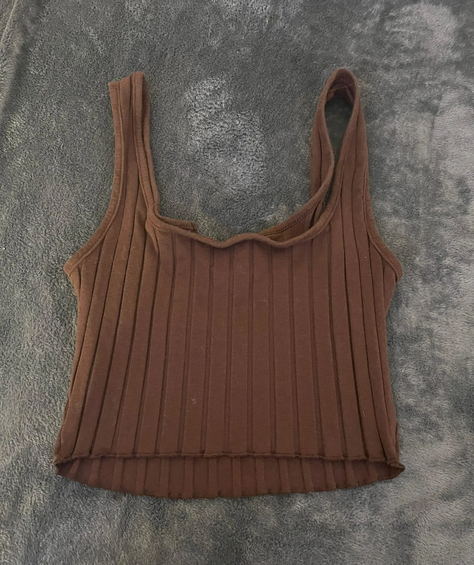 Cropped Tanktop Brown - Image 2