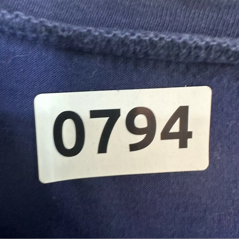 Basic Short Sleeve V Neck T Shirt Women’s XS Blue - Image 7