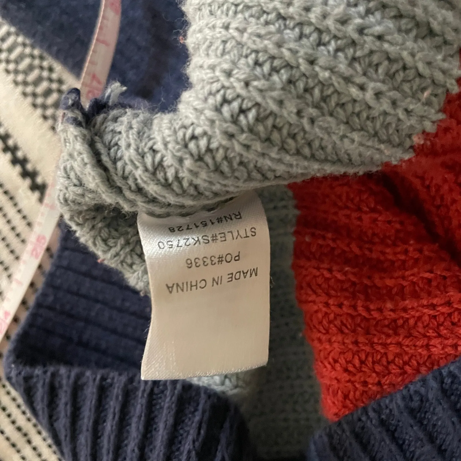 Ee:some Striped Knit Sweater Small Med Cozy Layering Pullover Colorful Retro 90s - Image 8