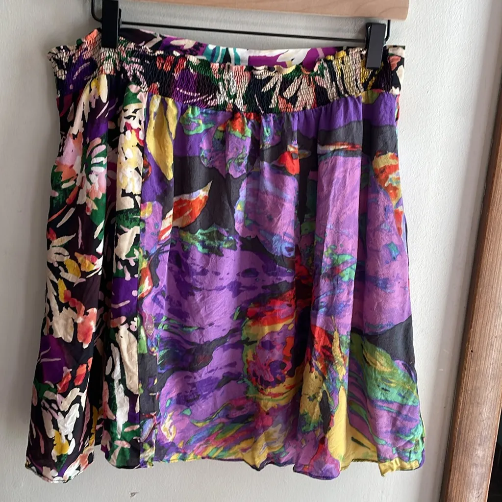 Maeve Carrizo Silk Mini Skirt - Image 9