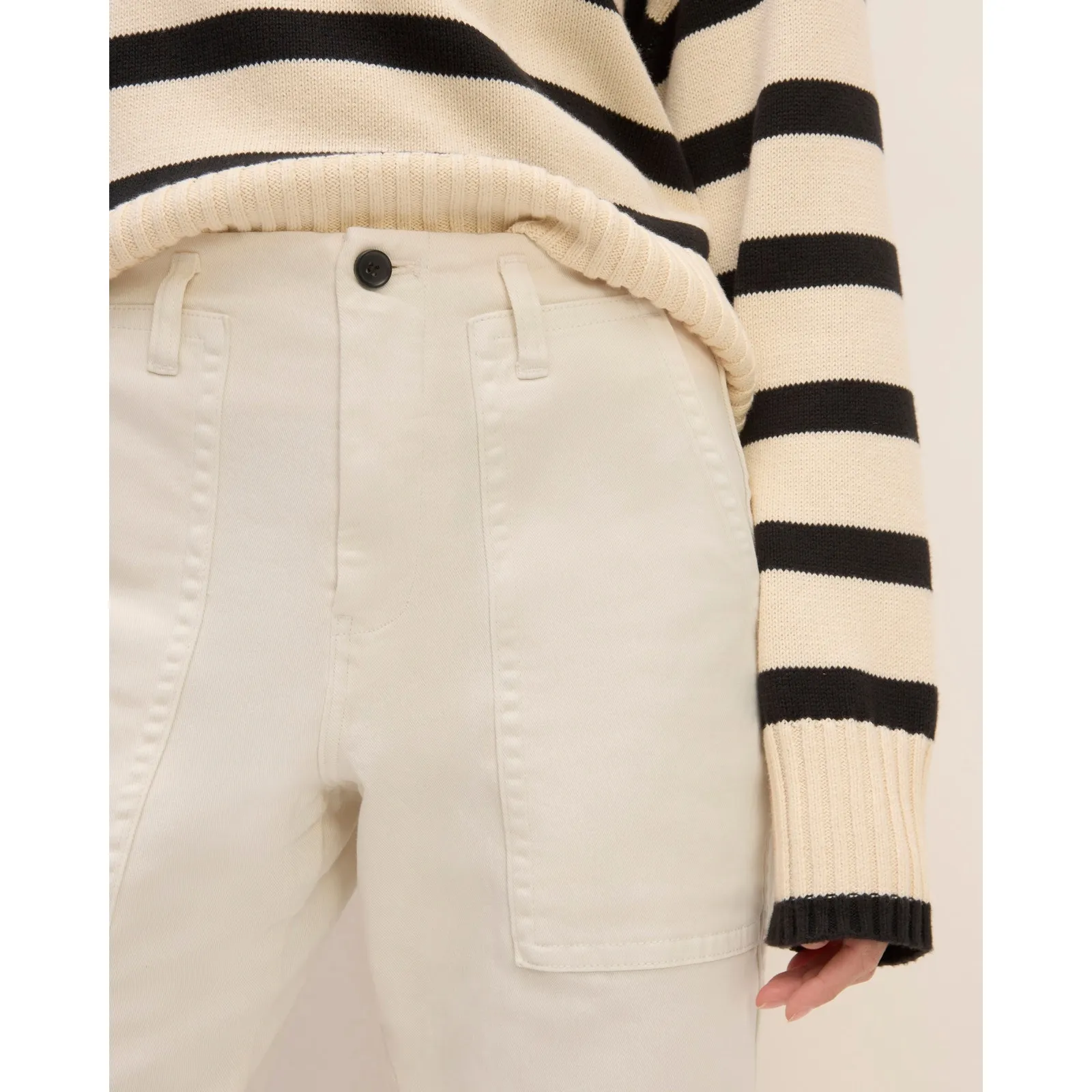 Everlane The Organic Utility Pant in Bone 6 - Image 5