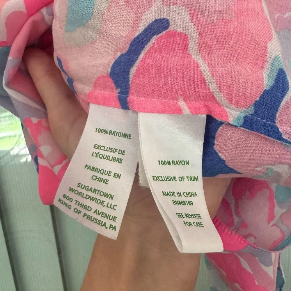 Lilly Pulitzer Benica tunic dress off shoulder szS - Image 4