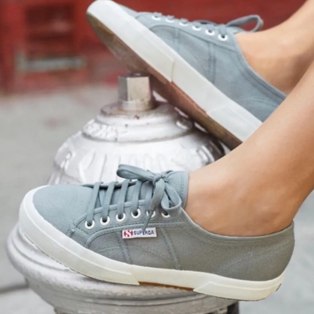NWOT Superga • Cotu Classic 2750 Grey Sneakers • Size 7.5w or 6w - Image 2