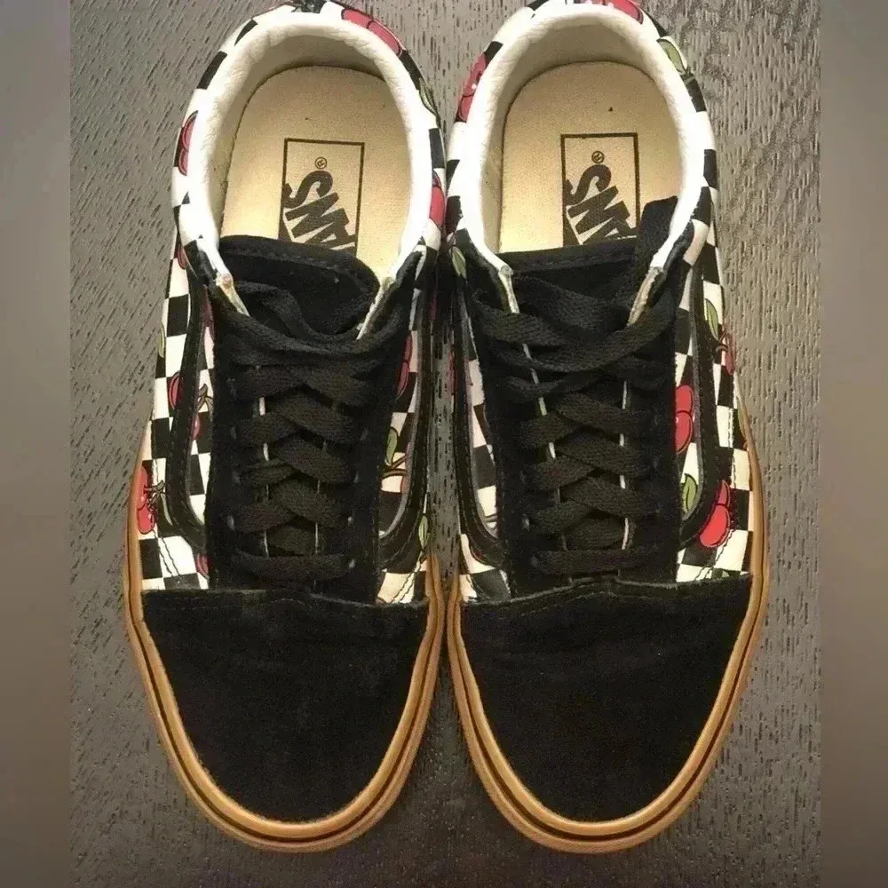 VANS Checkerboard Cherries Old Skool - Image 3