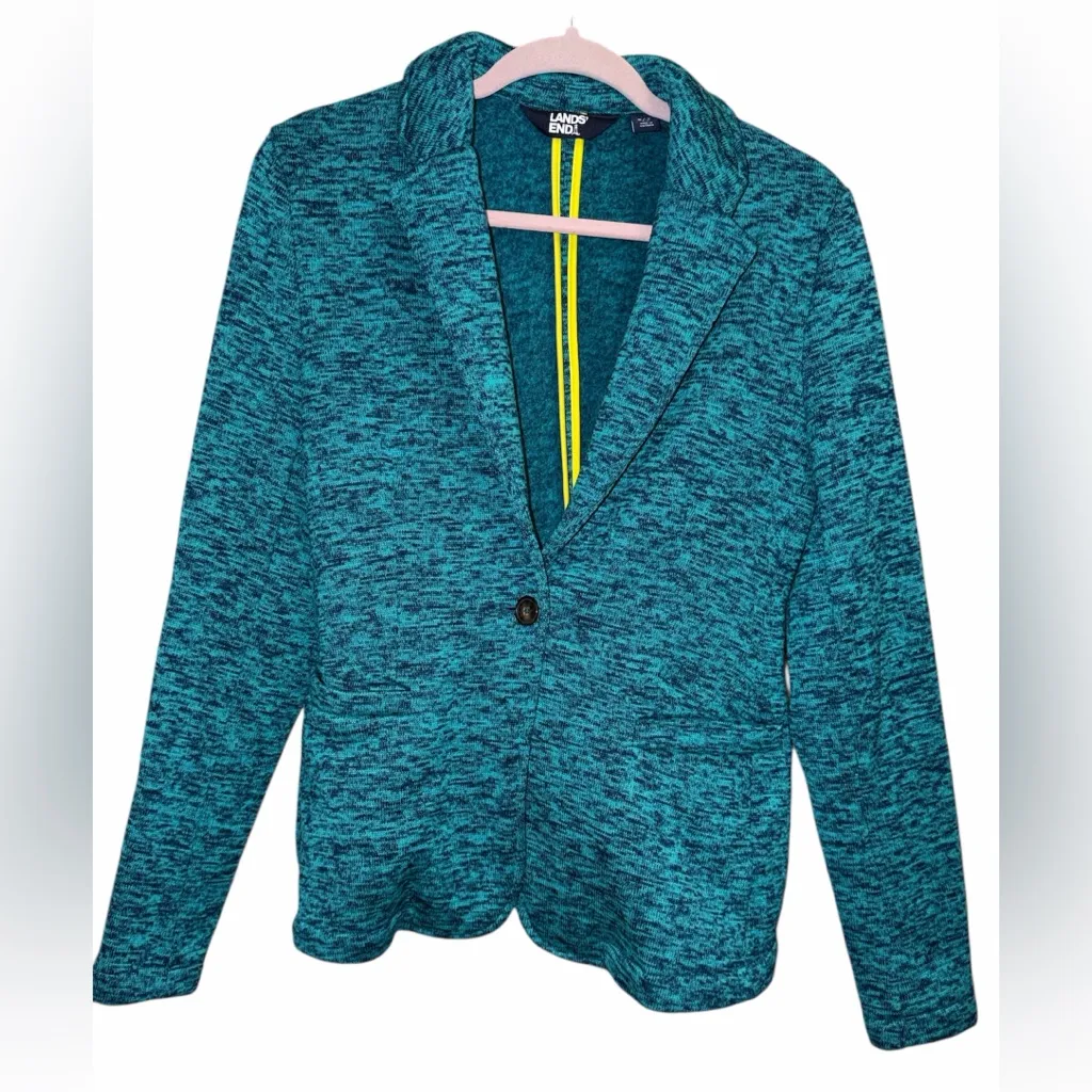 Lands' End Women's Teal Blazer - Image 2