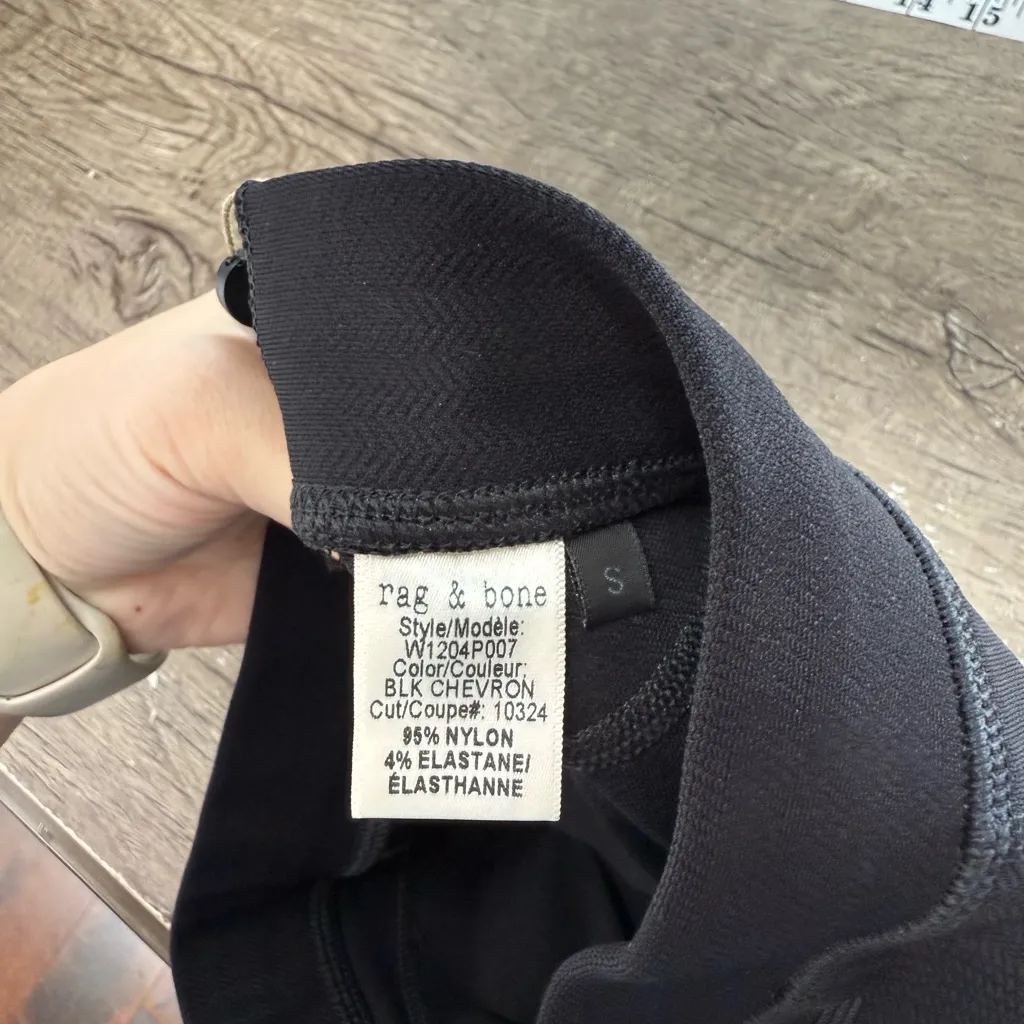rag & bone‎ Lawson Chevron Leggings size small nwt - Image 4