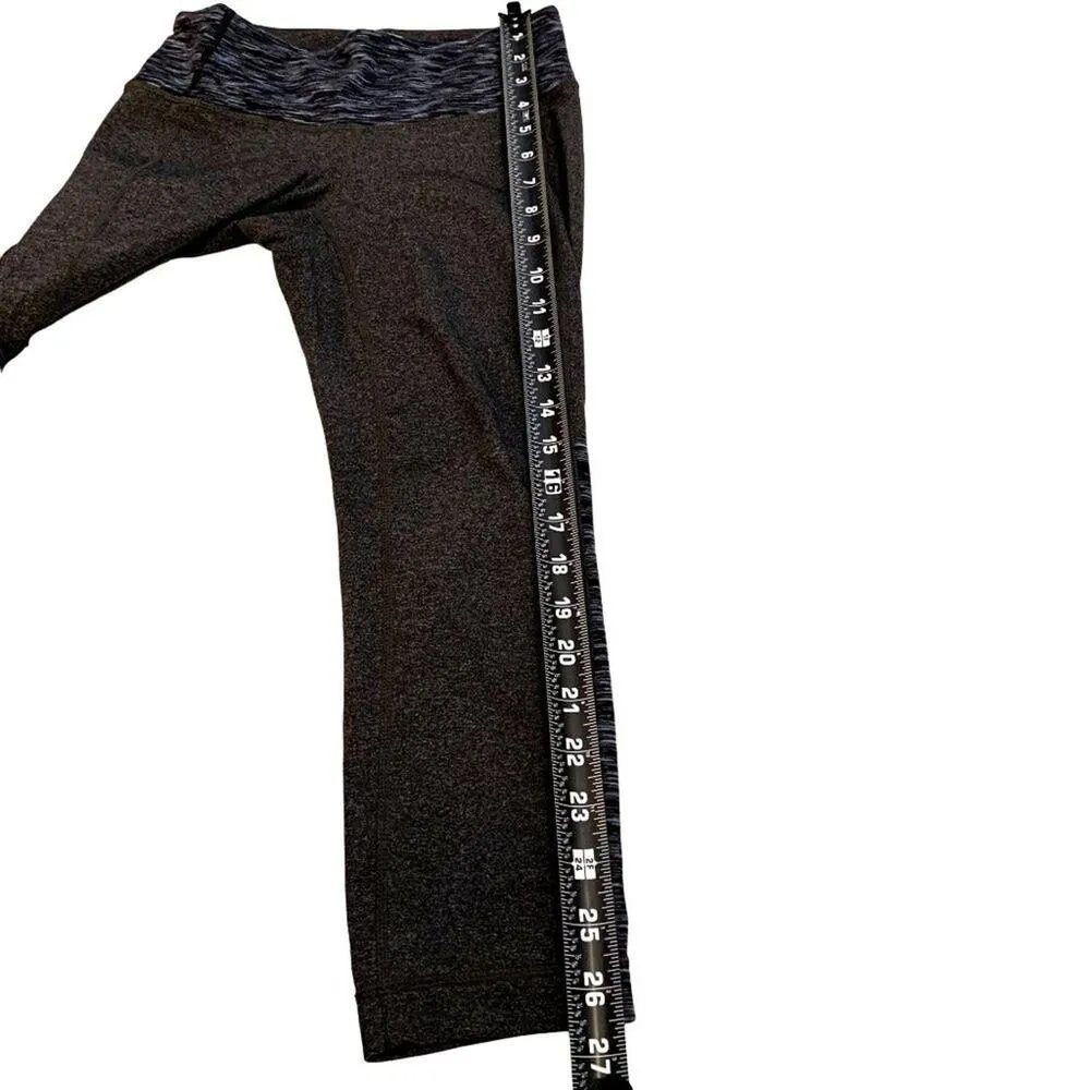 Athleta Splits Revelation Gray‎ Capri High Rise Leggings, Size XS - Image 5