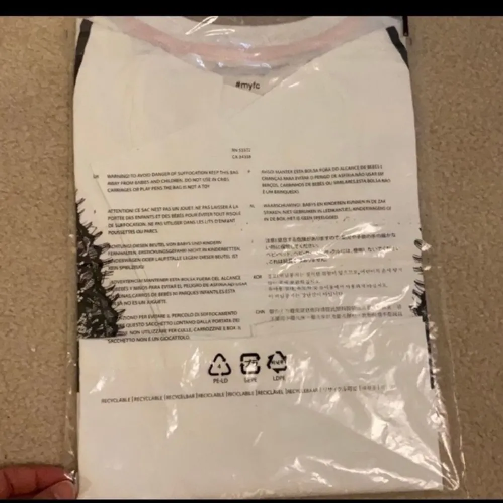 Lace bralette crop tee. Xs - Image 5