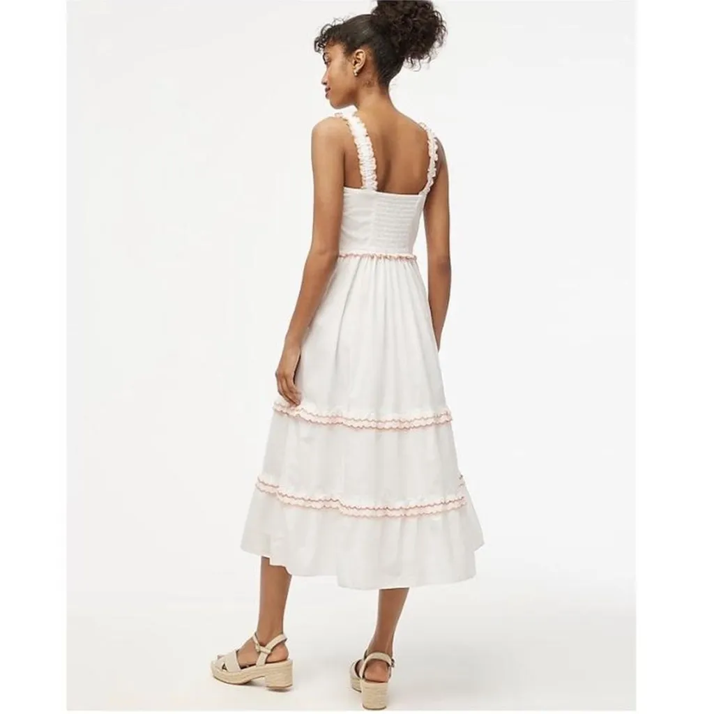 NWT J.Crew Factory White Scalloped - Image 4