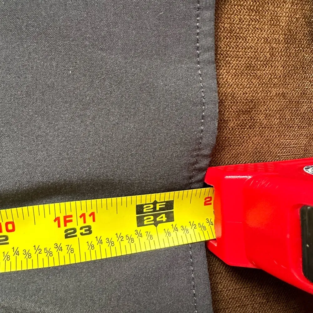 Ico Black Short Sleeves Satin Blouse 1 Big Stripe Middle Of Blouse SZ L Size L - Image 11