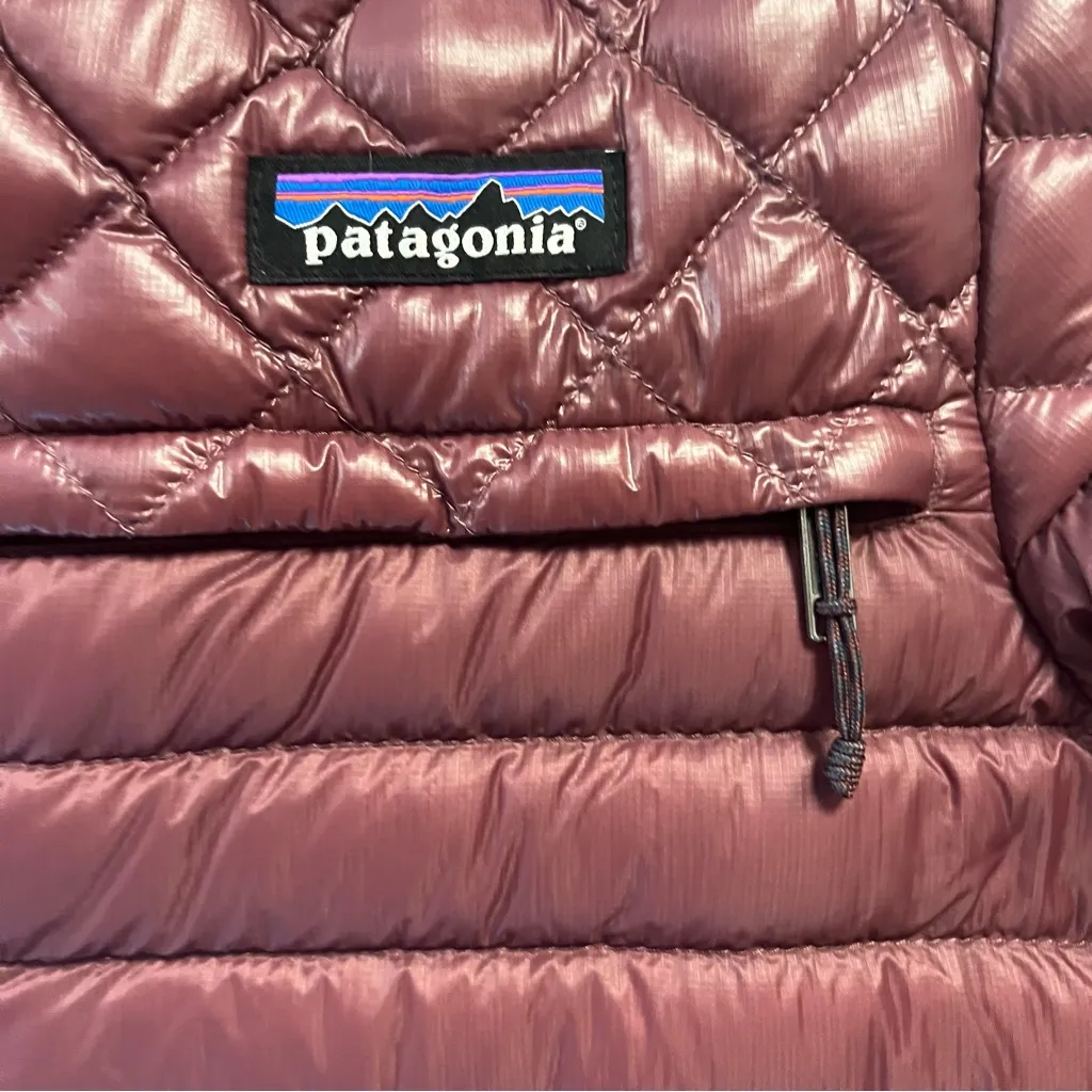 Patagonia  Jacket Women's AlpLight Down Pullover in Dark Ruby Sz XXS NWOT - Image 5