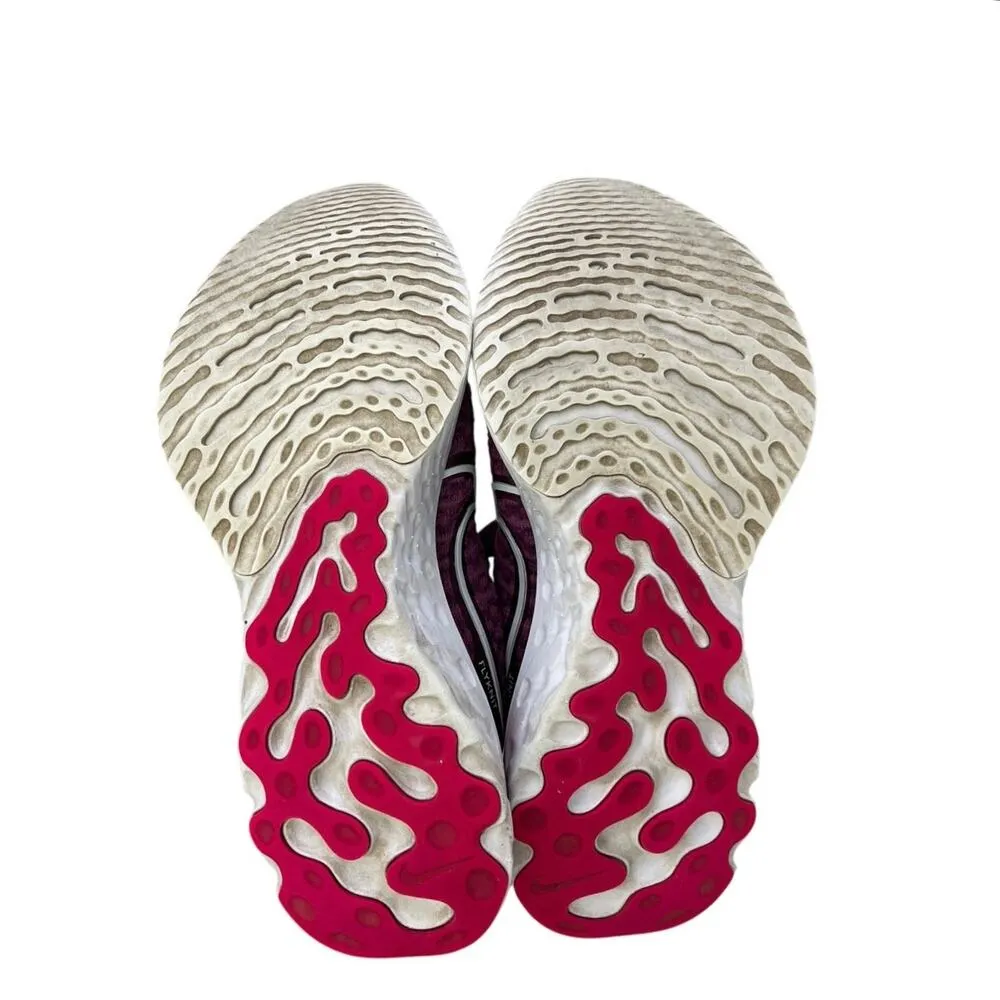 Nike React Infinity Run Flyknit 3 Women's Purple Athletic Sneakers Shoes Sz 6.5 - Image 4