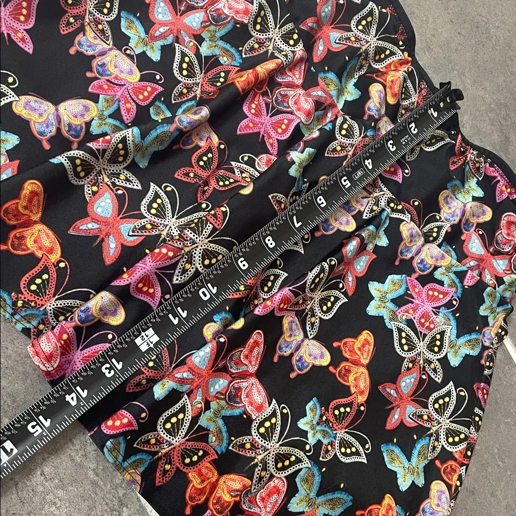 Sparkle Skirt Swing Skirt/Skort size Small Black - Image 4