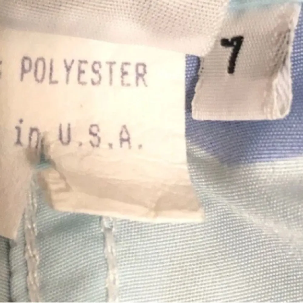 Blue Floral Patterned Bermudas vintage 90s hibiscus Size undefined - Image 8