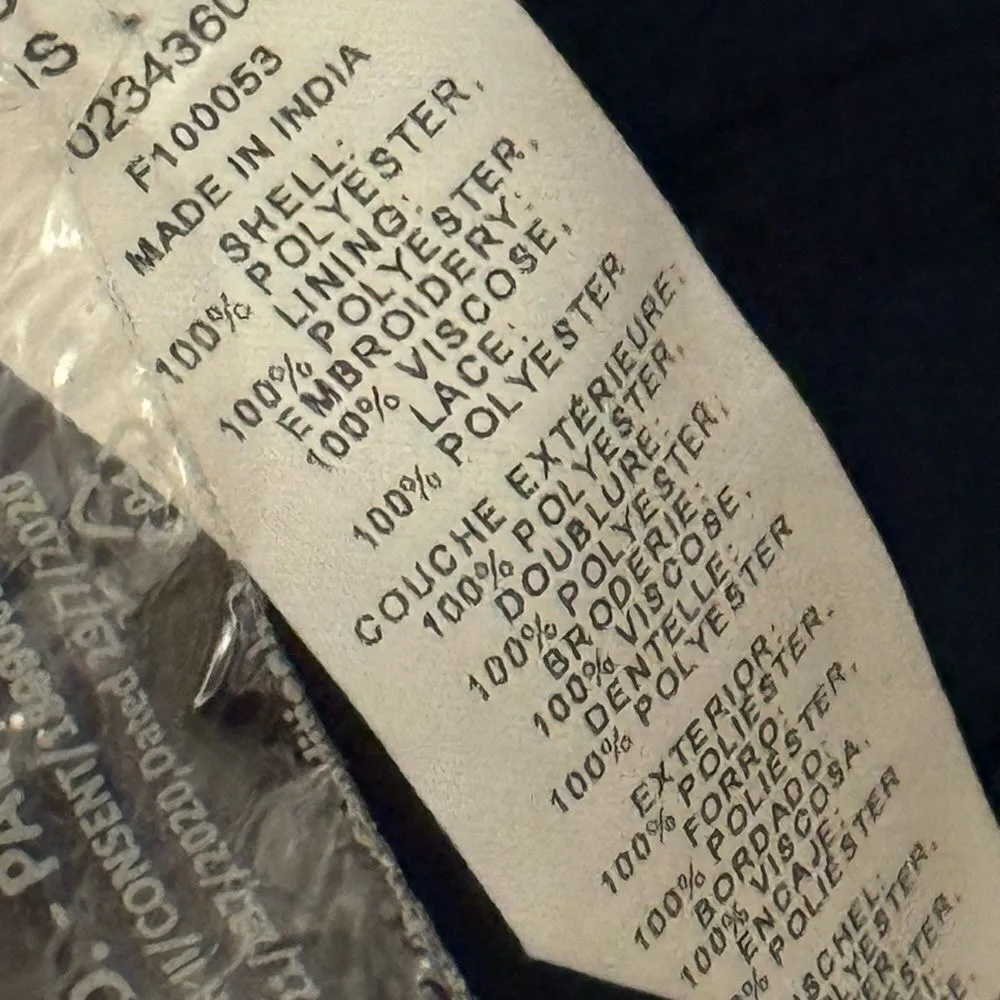 ASOS DESIGN High Neck Floral Embroidered Midi Dress Lace Trim Navy 6 NEW - Image 8