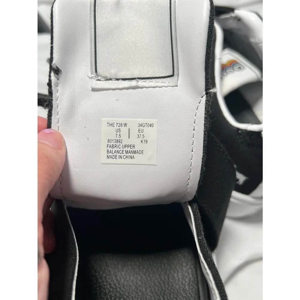 Goats The 728W Women’s Sneakers Black Size 7.5 Criss Cross‎ Velcro Straps - Image 6