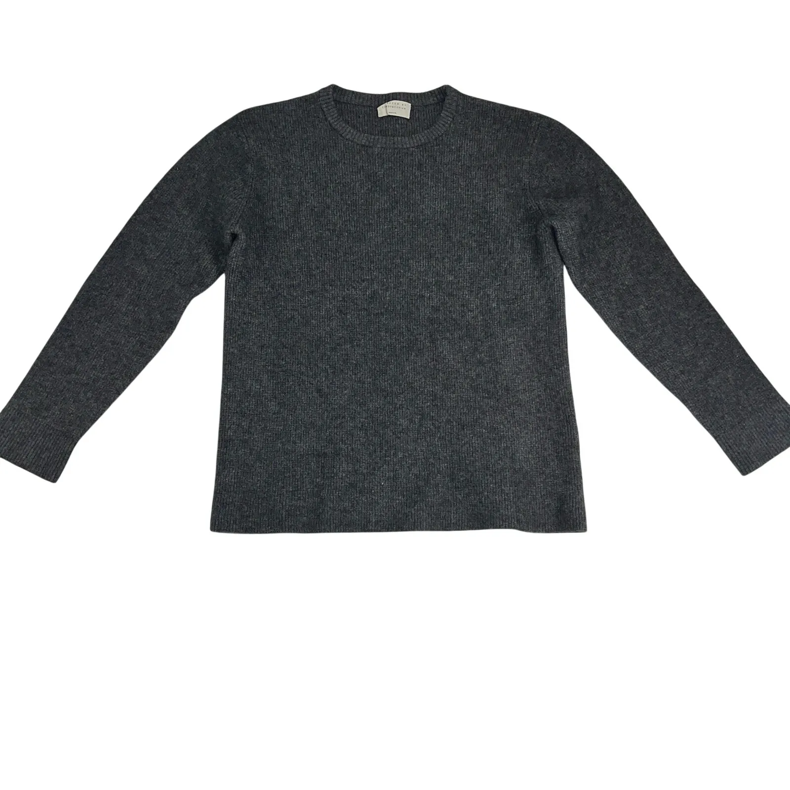 Candy & Caviar Heavyweight Wool/Cashmere Dark Gray Crew Neck Sweater Size M Size M - Image 9