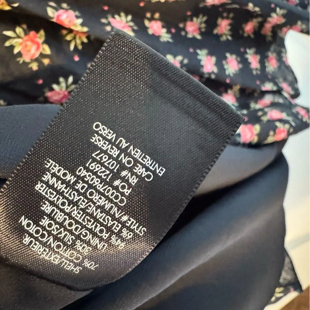 Alice + Olivia Glinda Floral-Print Rose Mini Dress | Size 2 - Image 7