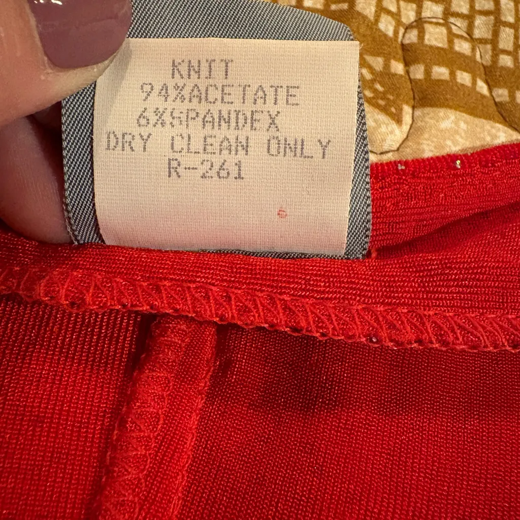 Rabbit Rabbit Rabbit Designs dress and cardigan set vintage Red sparkly Wmns 10 - Image 10