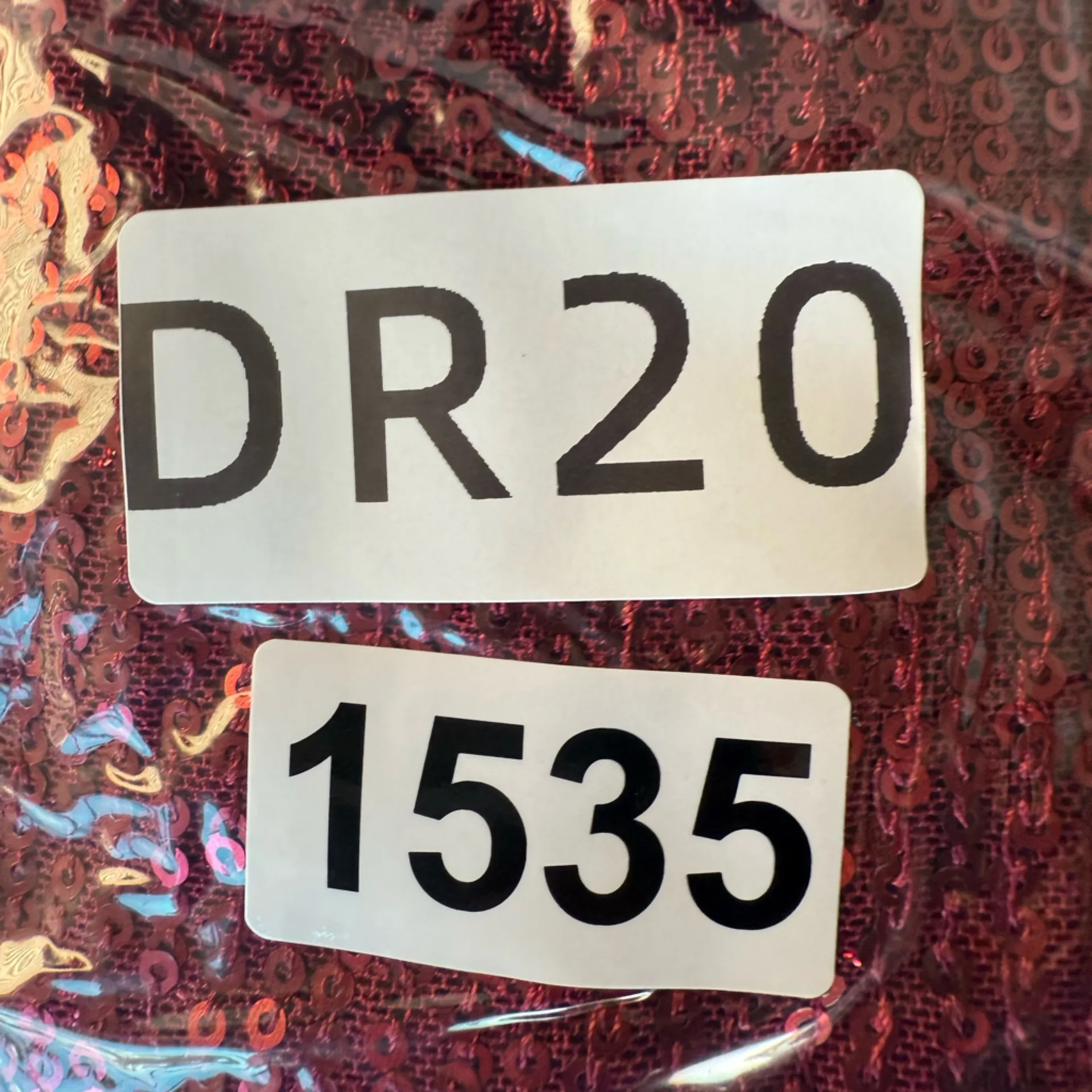 Ivy City Goldie vine Glamorous Long Sleeve Red Sequin Dress size XS - Image 10