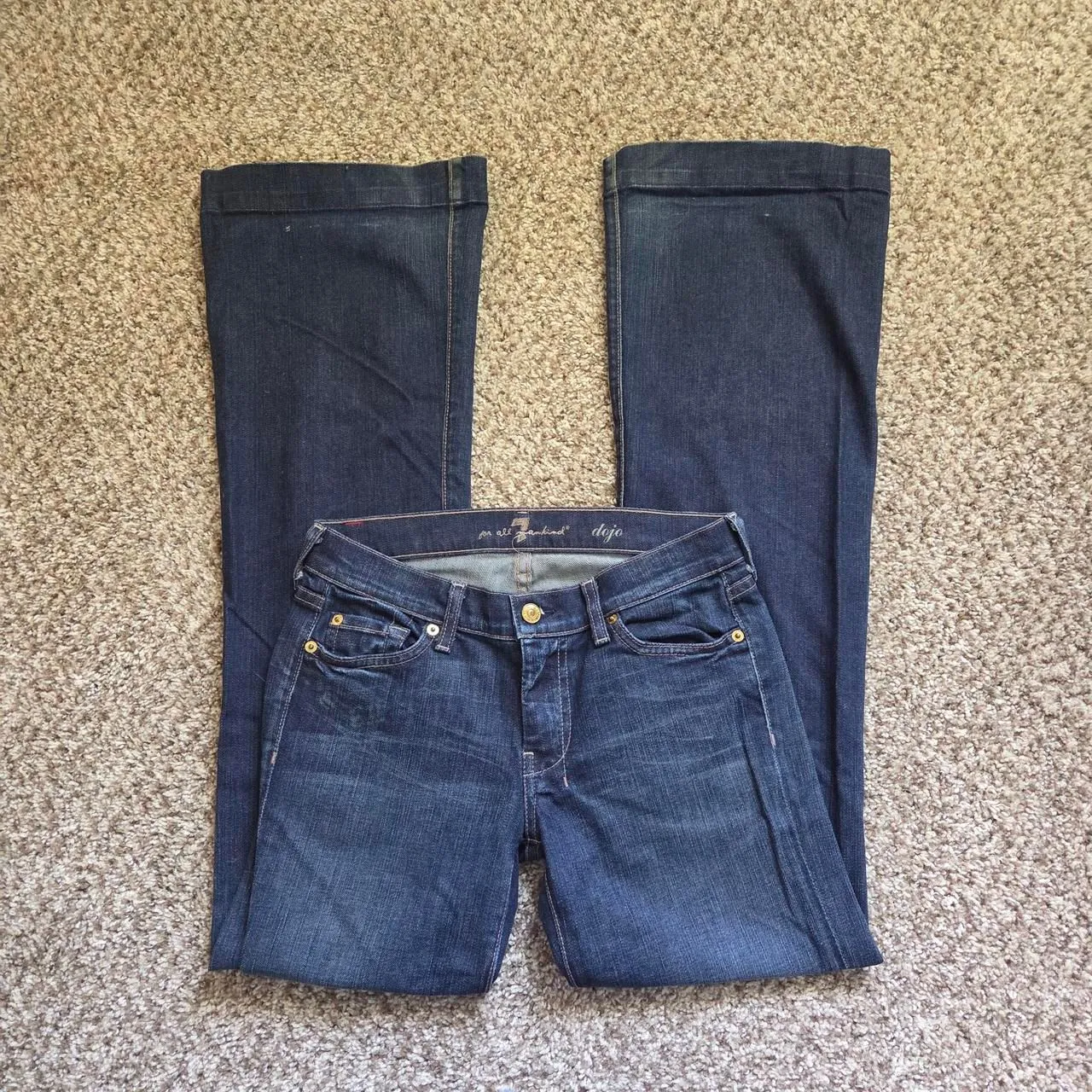 7 for all mankind dojo jeans 27x33 Blue Size 27 - Image 2