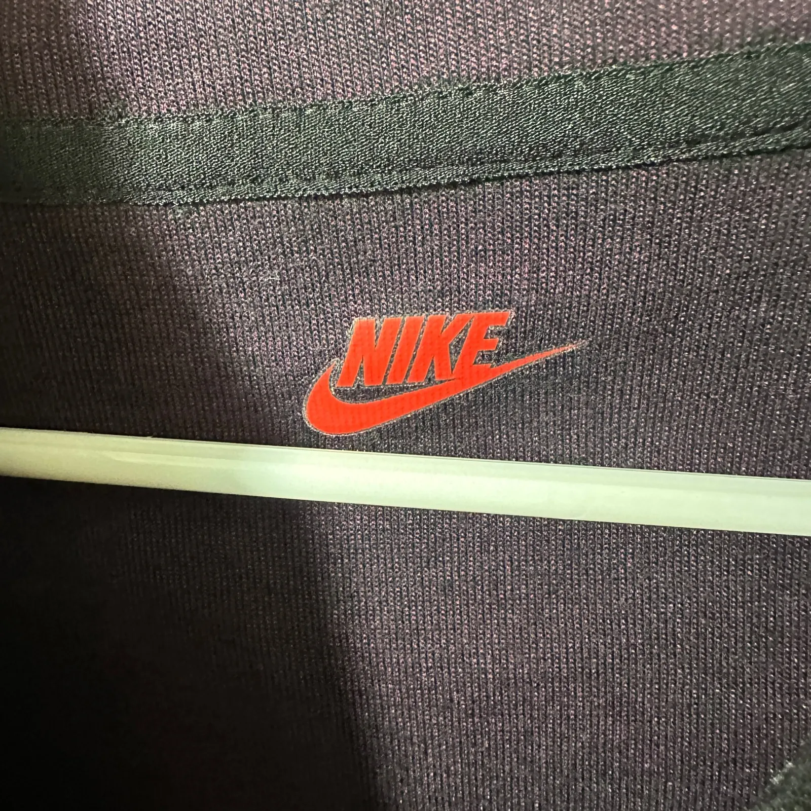 Nike Tech Fleece Asymmetrical Full Zip Hoodie Athletic Purple Plum Women's Small - Image 4