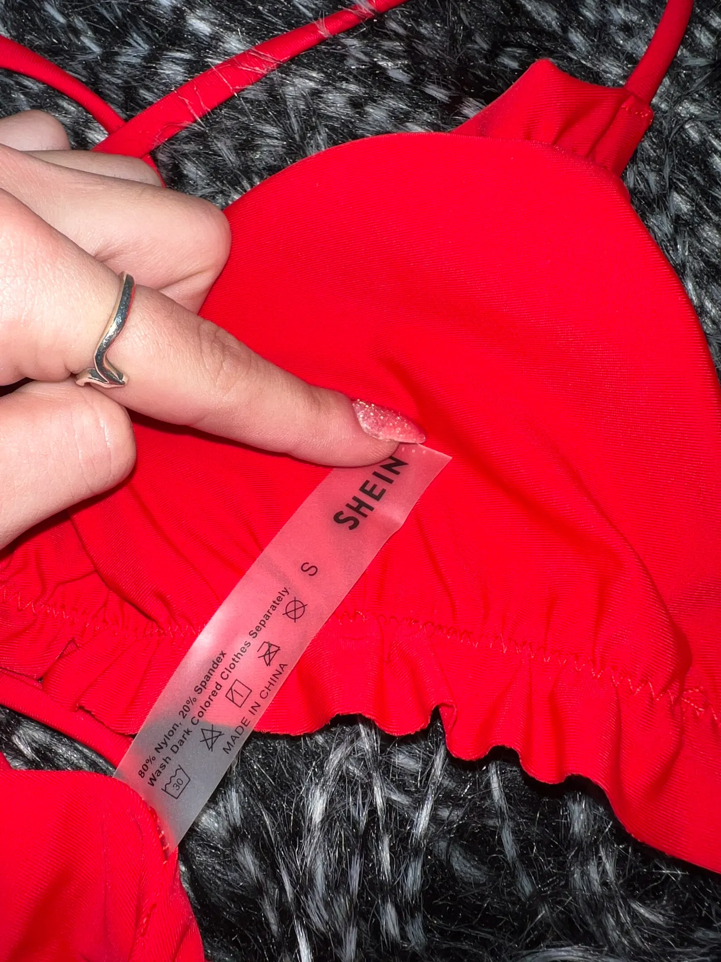 SheIn Red Bikini Set - Image 3