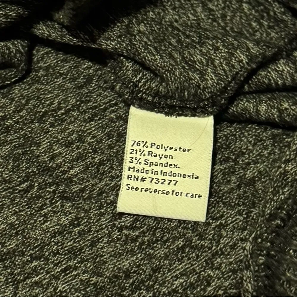 Nine West Cowl Neck Sweater. Large. Gray Black - Image 5