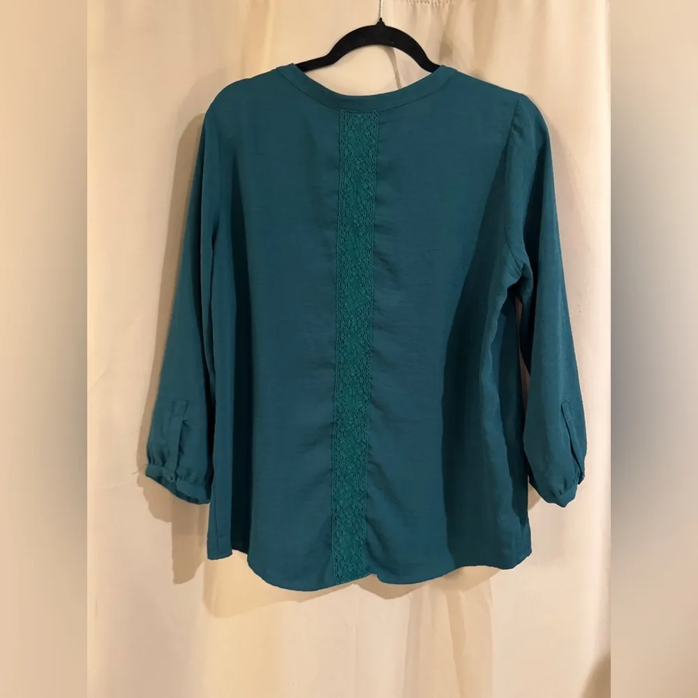 Kori Women’s Teal  Blouse - Image 4