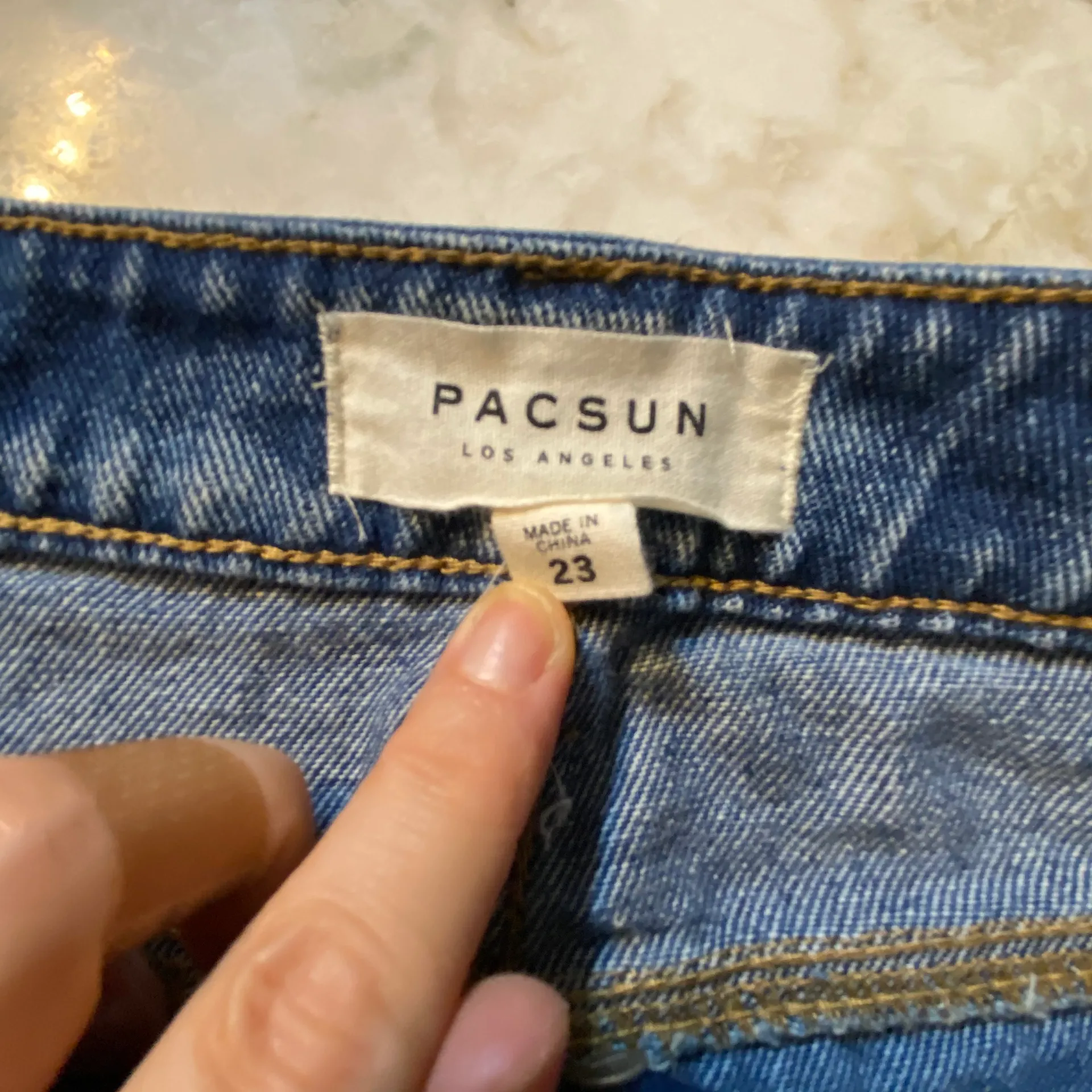 Denim Mini Skirt 23 - Image 2