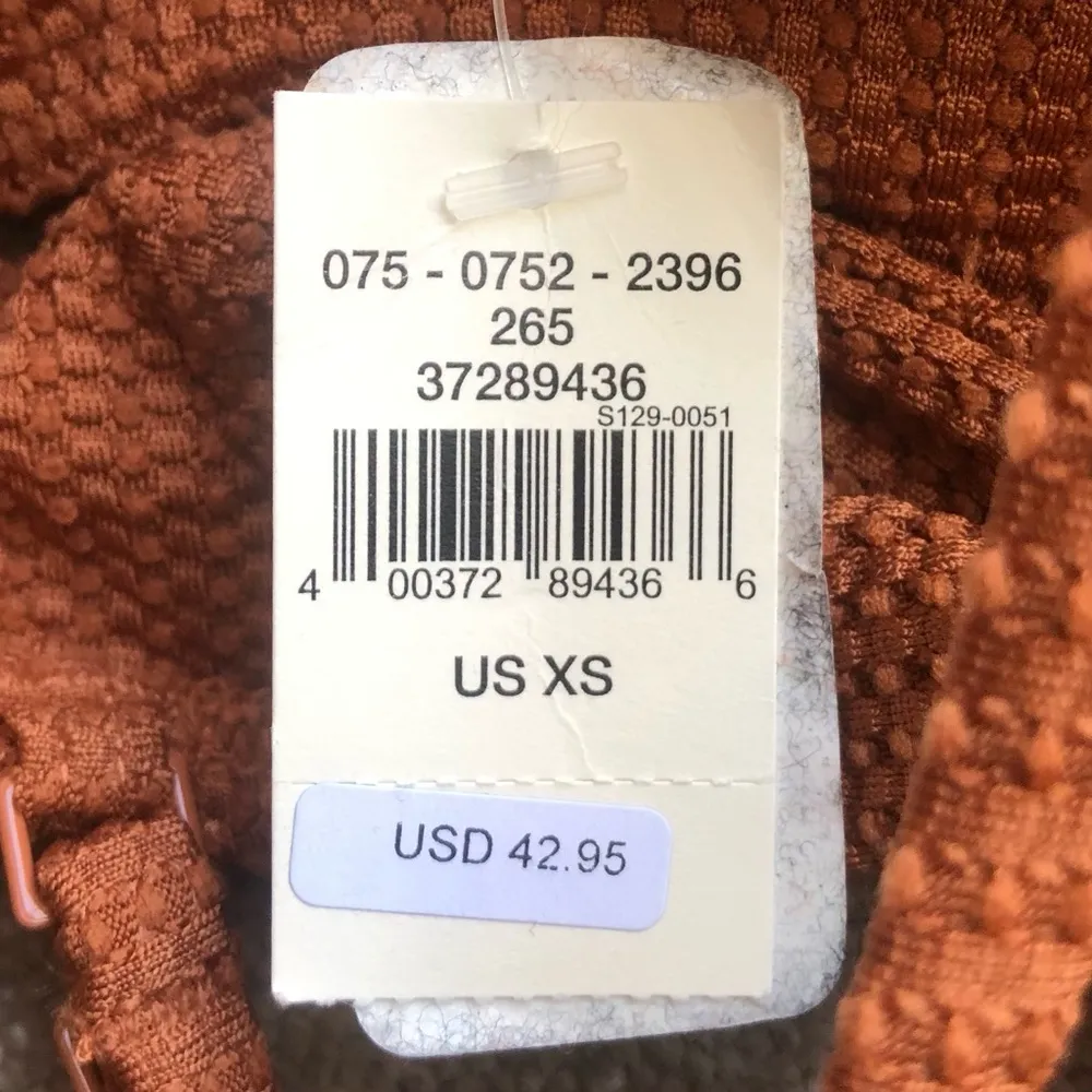 Aerie Waffle Scalloped Tie Longline Triangle Bikini Top Canyon Creek Extra Small - Image 11