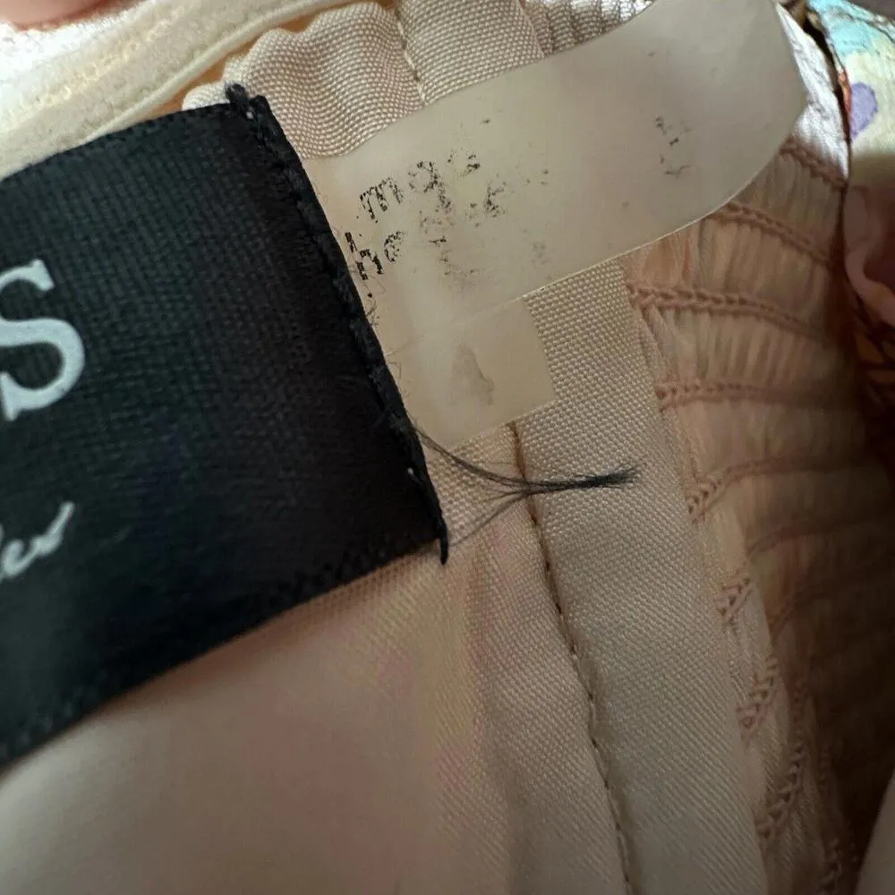 Guess Los Angeles Multi Color Hi Lo Dress Sz 4 Pink Blue Yellow - Image 11