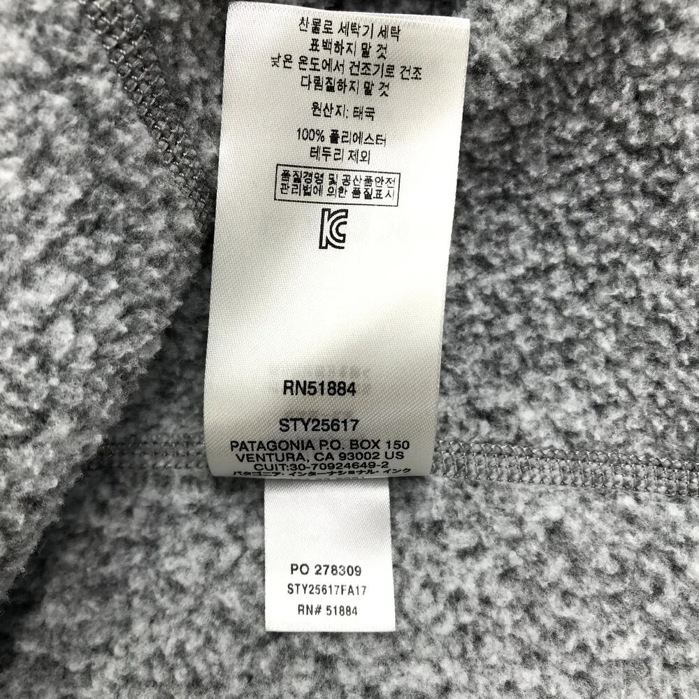 PATAGONIA Better Sweater 1/4 Zip Women L Gray Outdoor Athletic Travel Gorpcore - Image 13