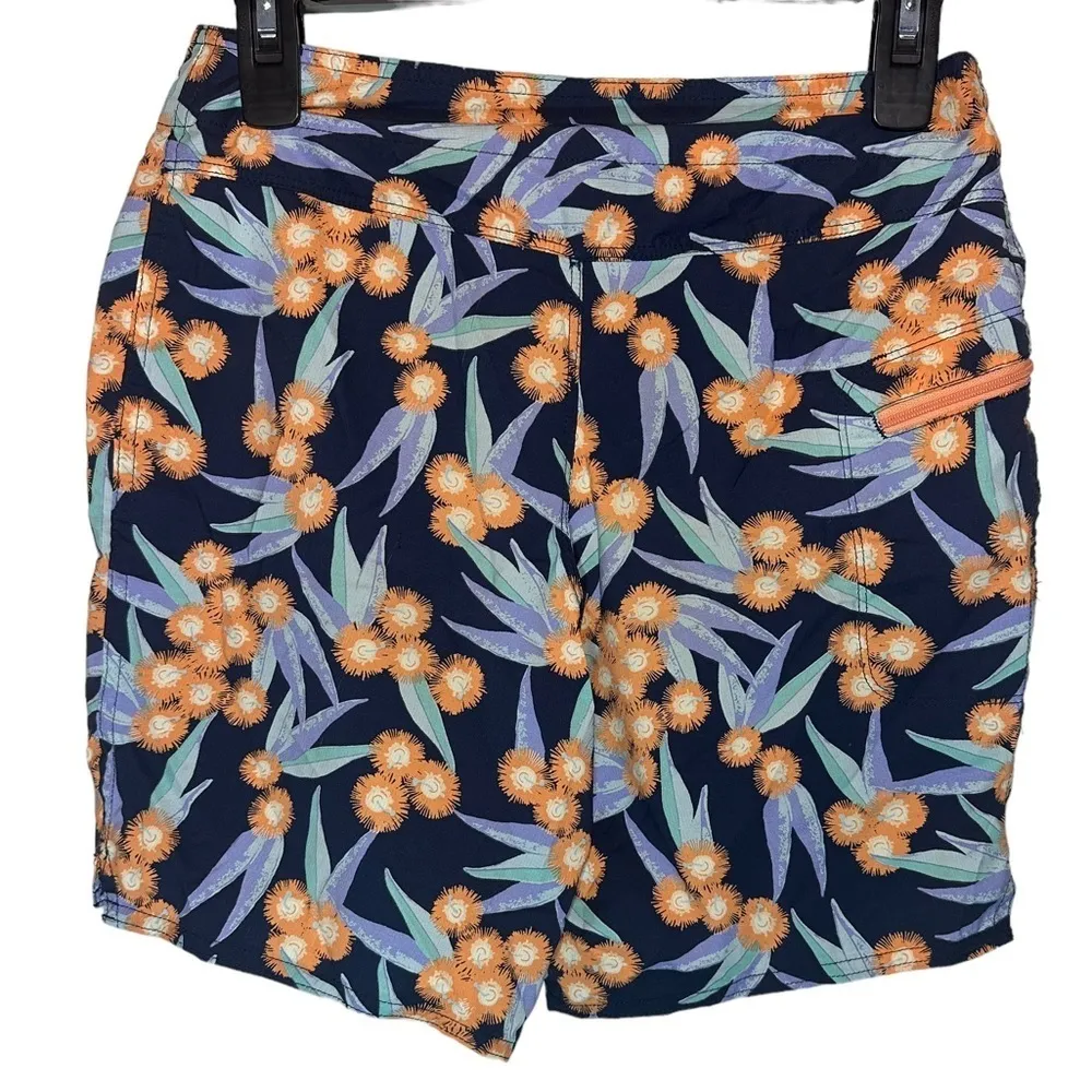 Patagonia Stretch Planing Boardshorts Las Flores‎ New Navy Baggies 8” Size: 4 - Image 3