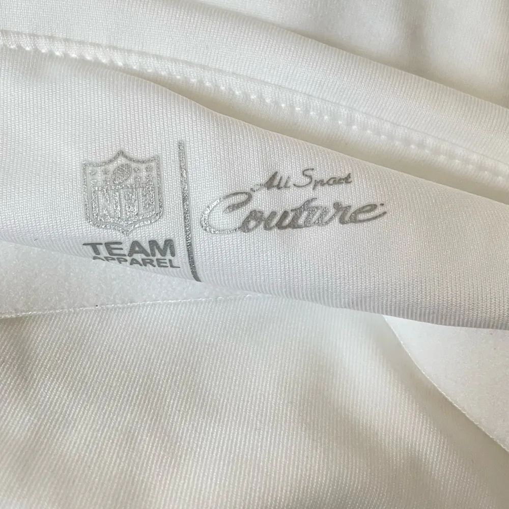 NFL Team Apparel All Sports Couture Indianapolis Colts Mesh Halter Neck White - Image 5